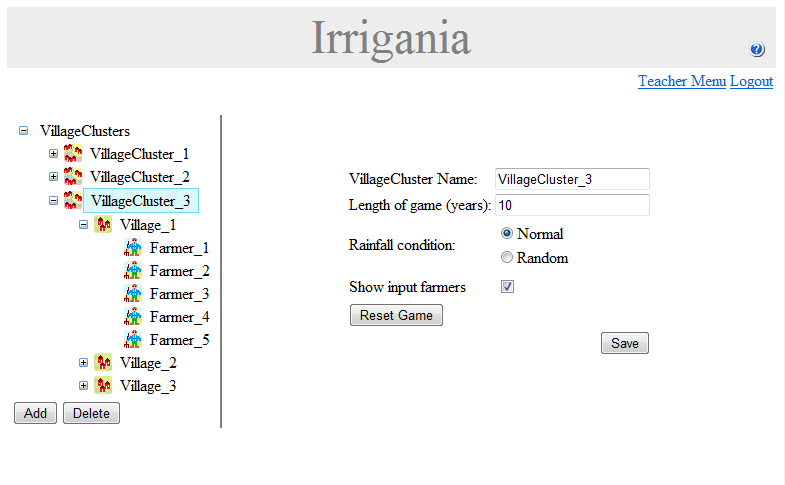 Setup Village Cluster